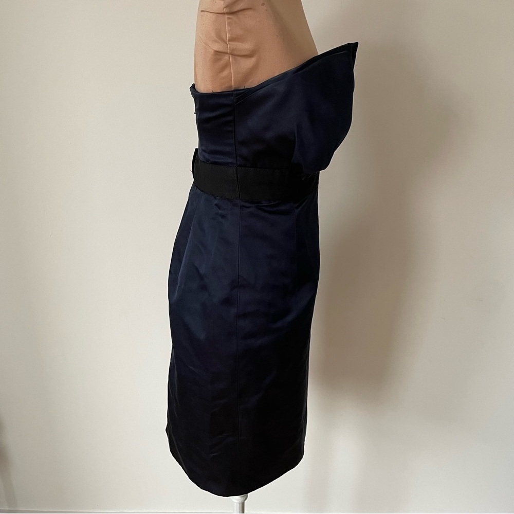 Charles Chang Lima Redux Silk Navy Blue Crumb Cat… - image 2